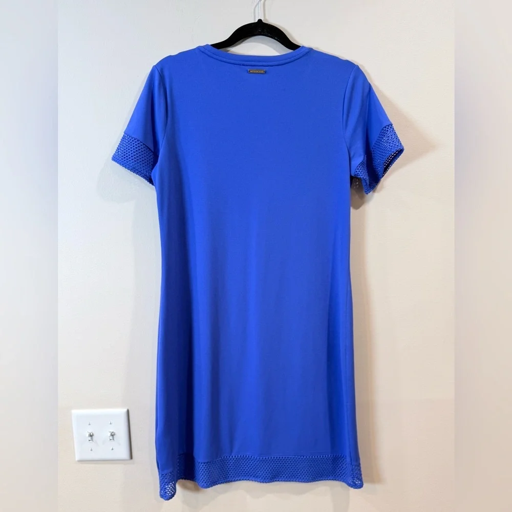 🔥Michael Kors Blue Short Sleeve Women's Dress NWOT Size M🔥